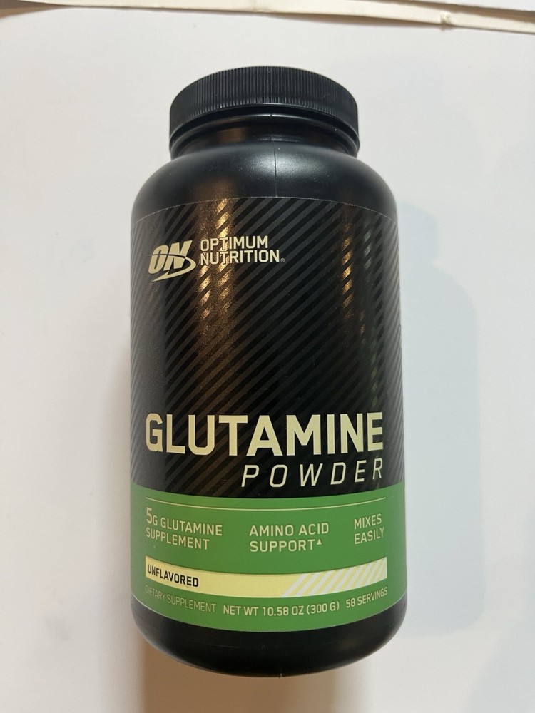 Optimum Nutrition Glutamine Powder 10.6 oz Exp 04/2027