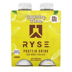 RYSE Protein RTD County Time Lemonade 16.9 oz 4 pack