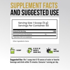 Micronized Creatine Monohydrate Powder – 100 Pure Creatine Powder Unflavored …