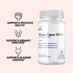 Flow Care PRO- Prostate Support- 3 Bottles- 180 Capsules