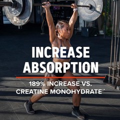 GNC AMP Creatine HCl 189 Pills, Clinically Proven 120 Count (Pack of 1), Red