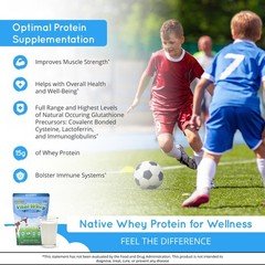 Grass-Fed Whey Protein Powder for Immune Vitality, Natural Cocoa 600g (30 Ser…