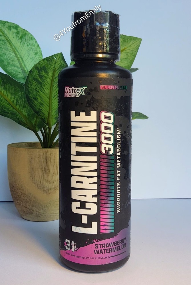 Nutrex Liquid Carnitine 3000 Liquid Fat Burning – Strawberry Watermelon – 31 Srv