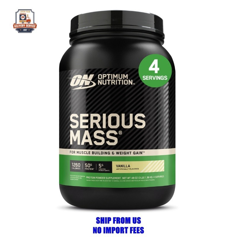 «Optimum Nutrition Serious Mass, Vanilla, Weight Gainer Protein Powder, Mass Gai
