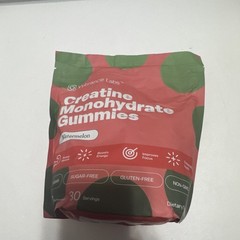 Vybrance Labs Creatine Monohydrate Gummies Green Apple Vegan (Lot of 3)