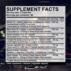 SHILAJIT Maca Root Panax Ginseng extract Muscle Health Energy&Performancesupport