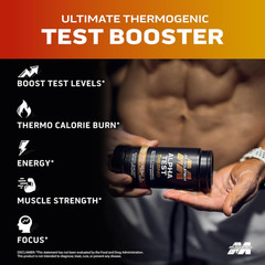 Thermogenic Testosterone Booster for Men, AlphaTest Thermo – T-Boost Mens Supple