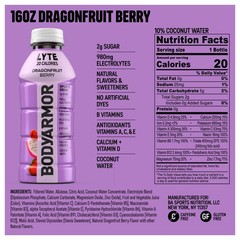 BODYARMOR Lyte Sports Drink Low-Calorie 16 Ounce (Pack of 12), berry
