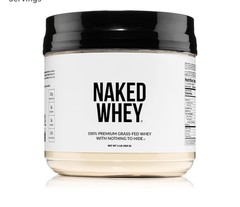 NAKED Whey 1Lb – Only 1 Ingredient, Grass Fed 1 Pound (Pack of 1) Unflavored