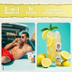 Salud 2-in-1 Hydration Packets: Lemonade Electrolyte Drink Mix with Elderberry