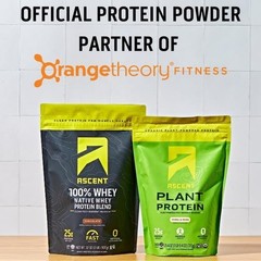 Ascent Iced Coffee High Protein Powder, 20g Protein 100 mg Caffeine 30 Servings