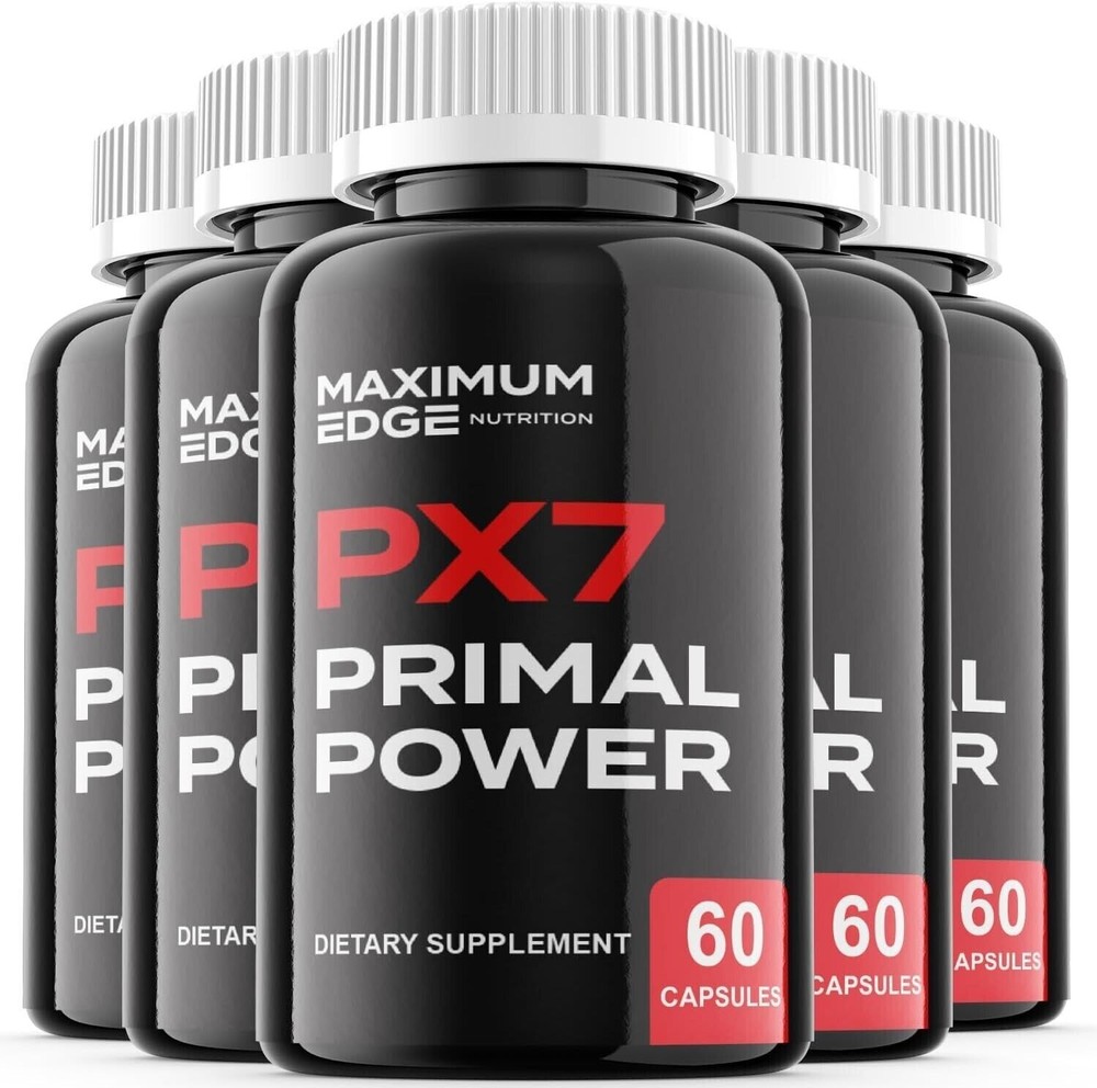 PX7 Primal Power Pills – PX7 Primal Power Male Vitality Support ORIGINAL -5 Pack
