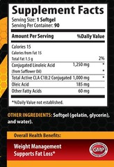 Energy boost – CLA 1250MG – cla bulk supplements – 2 Bottles 180 Softgels