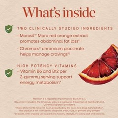 Nature’s Way Weight Manager Gummy, Helps Manage Cravings*(1), Supports Energy Me