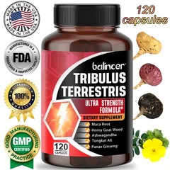 Tribulus Terrestris 800mg,workout supplement ,increased energy 120 Capsules