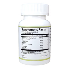 MOOD SUPPORT SUPPLEMENT, 120 Capsules, 5-HTP with Vitamins and minerals. Natural
