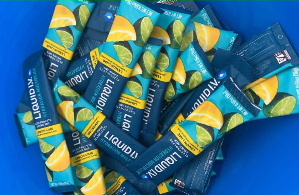 45 STICKS Liquid IV Hydration Multiplier ~ Lemon Lime Flavor ~ EXP 8/27