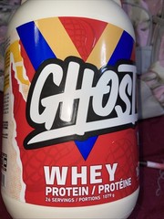 GHOST Whey Protein Powder Nutter Butter 2.4 Lb Tub 26g Of Protein