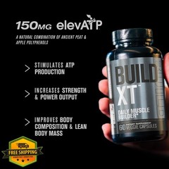 Jacked Factory Build-XT Muscle Builder, Performance Enhancer 60 Pills