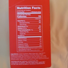 AutographedShaunJohnson Instant Hydration Electrolyte Drink Mix Cherry Limeade