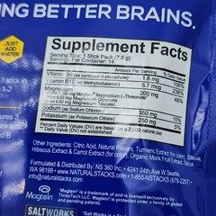 2x NATURAL STACKS MagTech Hydrate Packets w/Magnesium Citrus Splash 14 Sticks ea