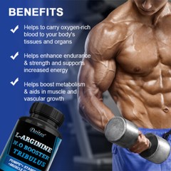 L-Arginin AAKG Nitric Oxide, L-Citrulline, Tribulus, Men’s Health Support