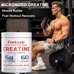 Creatine Monohydrate 100% Pure Powder 300g Micronized Increase Strength & Muscle