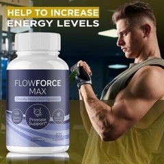 (1 Pack) Flow Force Max – Vegan, Male Vitality Supplement Pills – 60 Capsules