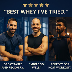 100% Grass Fed Whey Protein Vanilla High Protein Shake Mix with BCAAs