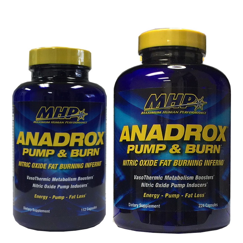MHP ANADROX Pump & Burn Nitric Oxide Fat BURNING INFERNO – 112 or 224 Capsules