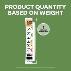 4-BOX LOT (40 PACKETS ) CLEAN SIMPLE EATS Super Greens Powder Tropical Drink