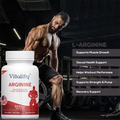 Nitric Oxide L-Arginin 3150mg Pre Workout + Testosteron Booster, Men’s Health