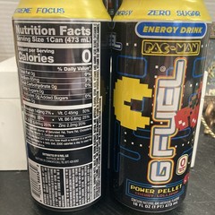 G Fuel PAC- MAN 4 Collector’s Can Power Pellet Cherry Lollipop Energy Drink