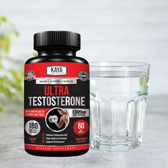 Kaya Naturals UltraTest- Men’s T Booster with Tongkat 180 Count (Pack of 1)