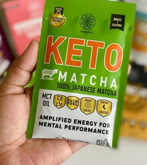 Harmony™Keto Matcha Single Serve To Go Packets 0.7Oz Gluten Free MCT Oil(4 Pack)