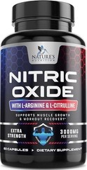 Nitric Oxide Booster Extra Strength 3000mg – L Arginine 3X Strength Nitric Oxide