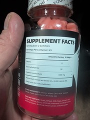 Happyummmm Creatine Monohydrate Gummies 5000mg Strawberry Sugar-Free 90 Count
