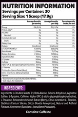 Finaflex Stimul8 Hardcore | 525g | Preworkout | Pump | Energy
