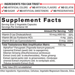 Force Factor Test X180 Legend – Testosterone Booster and Muscle Builder for Men