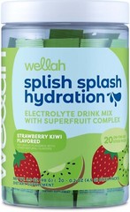 Wellah Splish Splash Hydration (Strawberry Kiwi) 20 Stick Packs – Electrolytes