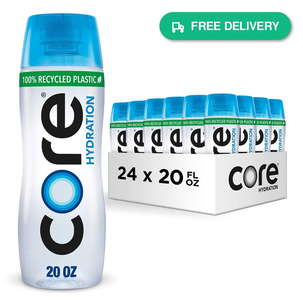 Core Hydration Nutrient Enhanced Water 7.4 pH 20oz Bottles 24 Pack