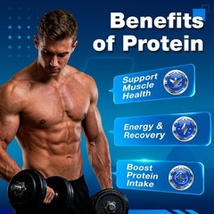 duwhot Whey Protein Gummies Sugar Free, Low Calorie 8g Protein Per Serving, E…