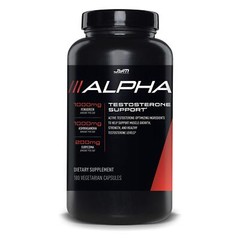Alpha JYM Testosterone Booster 180 Count Energy Focus Muscle Growth Optimizer