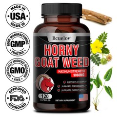 Horney Goat Weed-with Maca,Saw Palmetto,Ginseng,L-Arginine for Men&Women