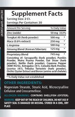 Testosterone Booster – LONGJACK – Male Enlargement – Male Enhancers – 60 Caps