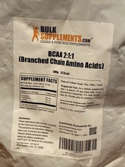 BulkSupplements BCAA 2:1:1 Powder 500g 17.6oz