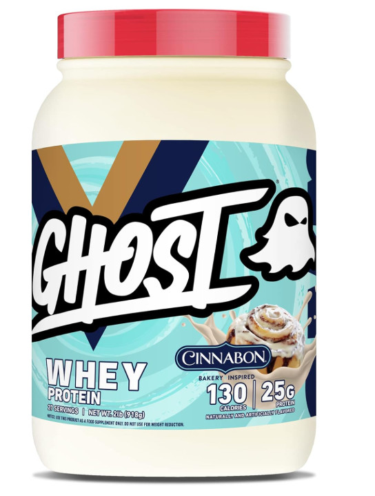 Ghost Whey Protein Cinnabon Flavor 2LB 20g Protein