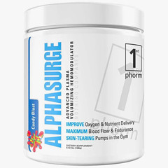 1st Phorm AlphaSurge Candy Blast Pump Pre Workout Non Stim New Factory Sealed