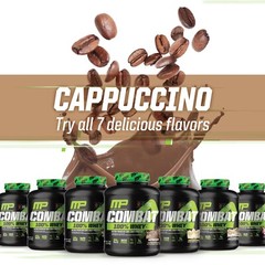 MusclePharm Combat 100% Whey Protein Powder – 5 lb, 70 Servings, Cappuccino