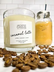 Caramel Coffee Latte Candle with Ring Inside (Surprise Jewelry Valued at $15 …